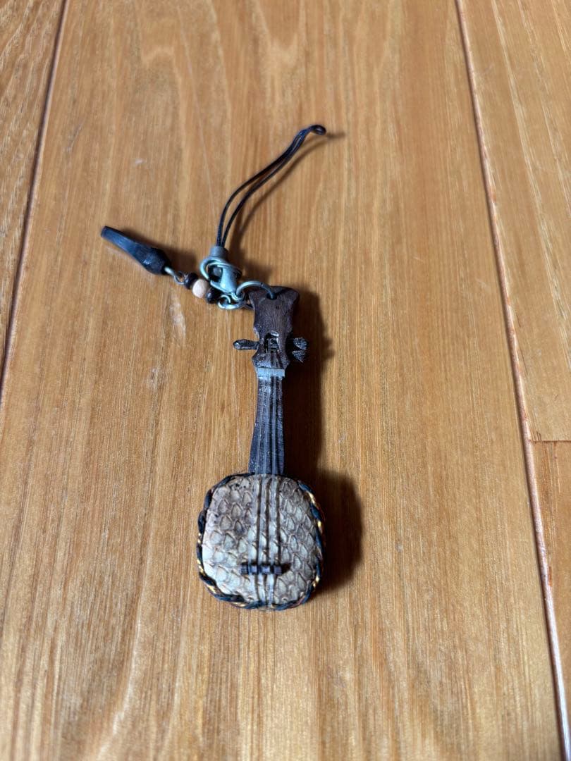 沖縄三線　ヘビ柄 ソフトケース付き