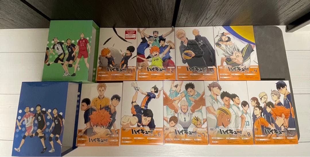 ハイキュー!!セカンドシーズンDVD 初回生産限定版 全9巻 全巻セット