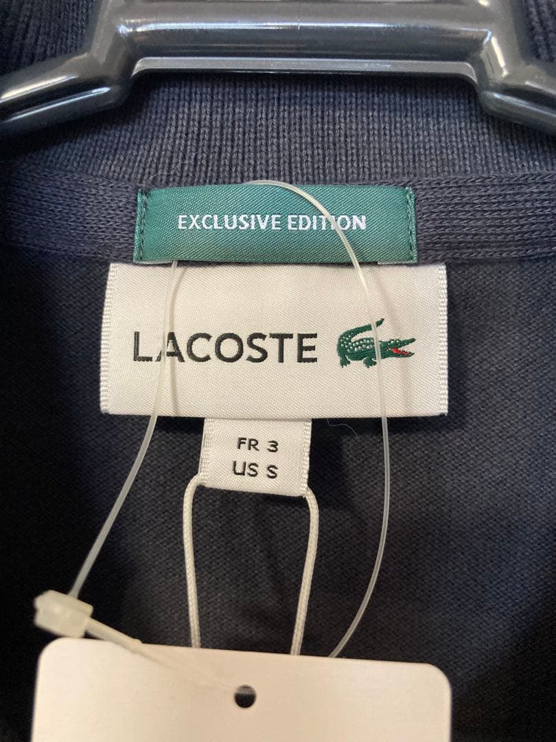 ラコステ　ヘビーピケポロ　ブラック３　新品未使用