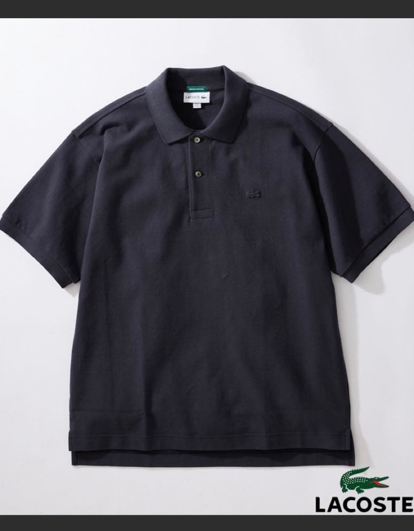 ラコステ　ヘビーピケポロ　ブラック３　新品未使用