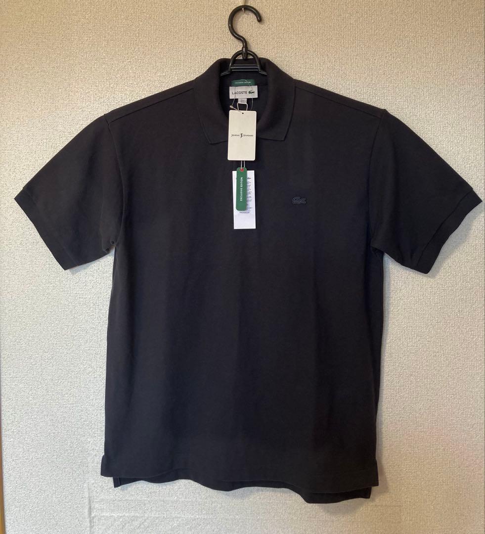 ラコステ　ヘビーピケポロ　ブラック３　新品未使用