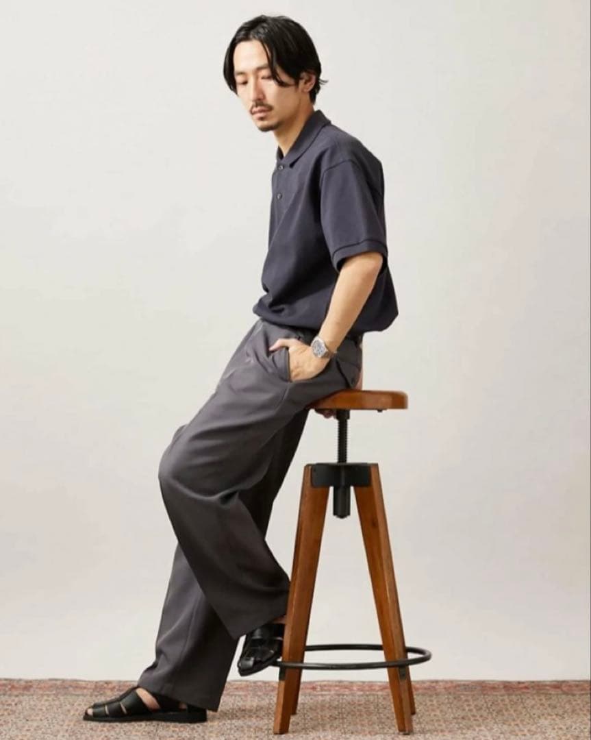 ラコステ　ヘビーピケポロ　ブラック３　新品未使用