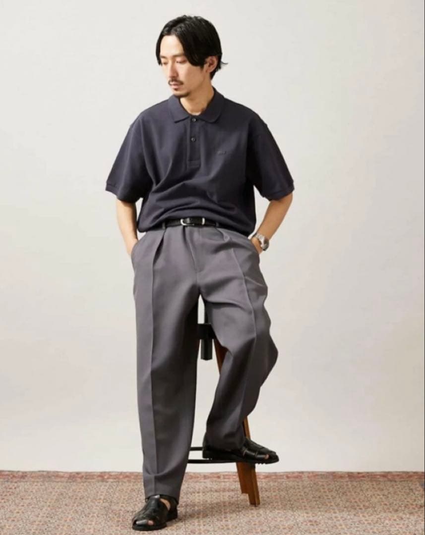 ラコステ　ヘビーピケポロ　ブラック３　新品未使用