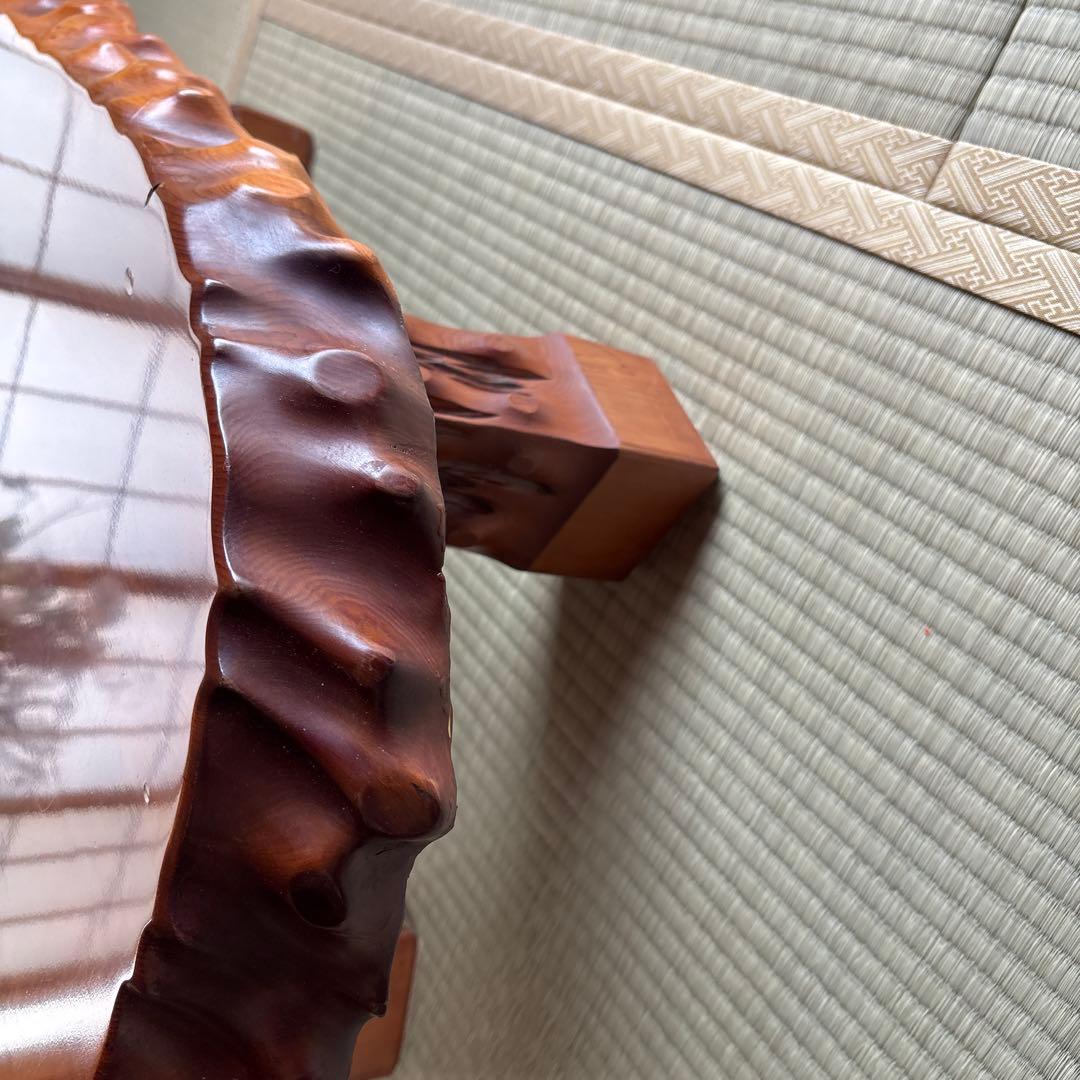 激震価格　最高級　天然無垢一枚板　ローテーブル　座卓　横長　貴重な逸品