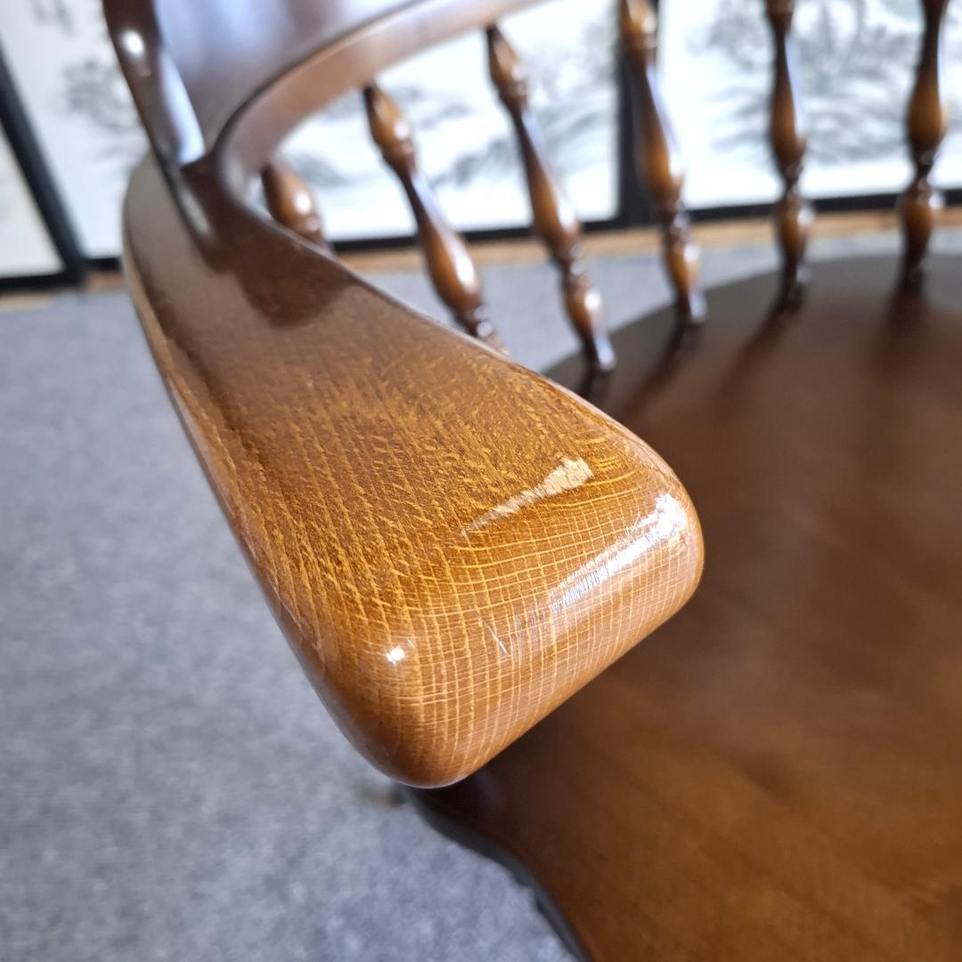 ⑥★飛騨産業★キツツキマーク★ウィンザーチェア★ダイニングチェア★