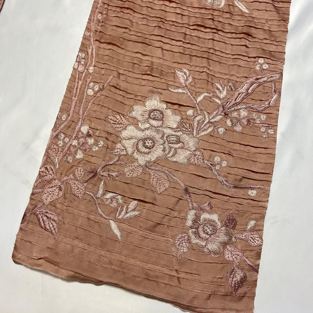 2003SS GUCCI by Tom Ford 和柄刺繍シルクスカーフ 00s