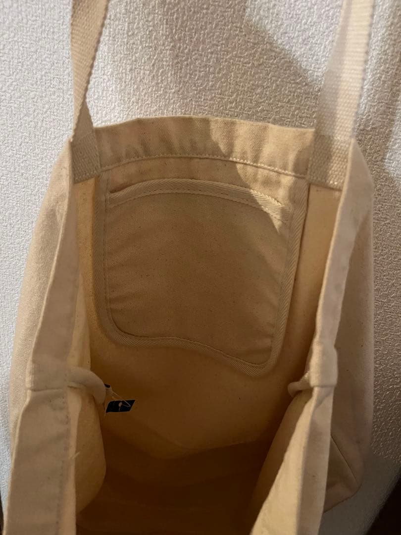 Stussy ロゴ入り エコバッグ アイボリー