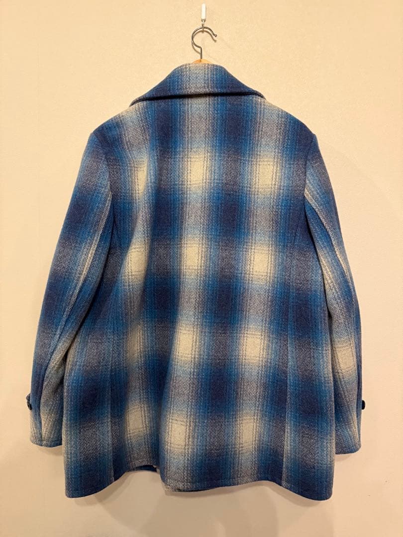 ラルフローレン　オンブレ　チェック　Pコート