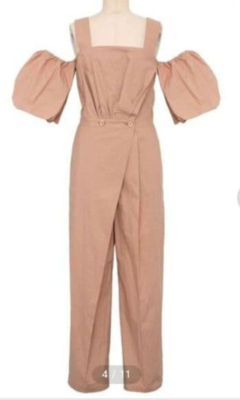 Drawer コットンドロップスリーブオールインワン　¥99000