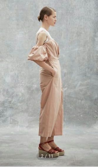 Drawer コットンドロップスリーブオールインワン　¥99000