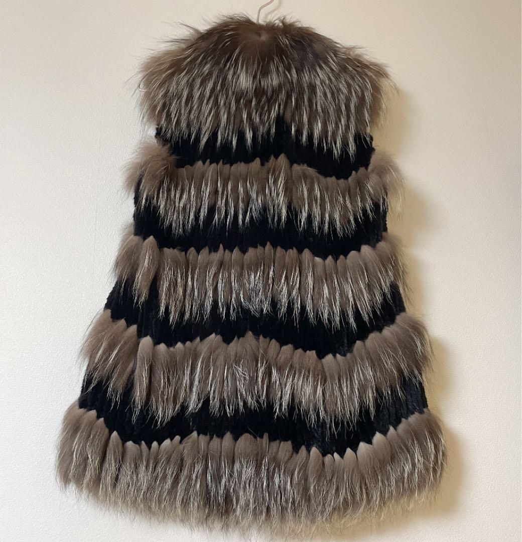 ◆特別価格◆ 毛皮ファーベスト