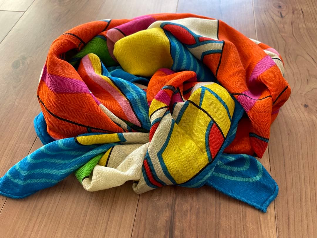 未使用 ノベルティ 大判マフラー ストール