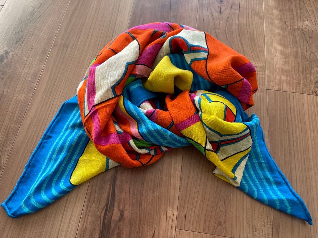 未使用 ノベルティ 大判マフラー ストール