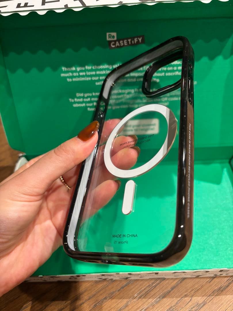 CASETiFY iPhone15バンパーフレーム MagSafe対応