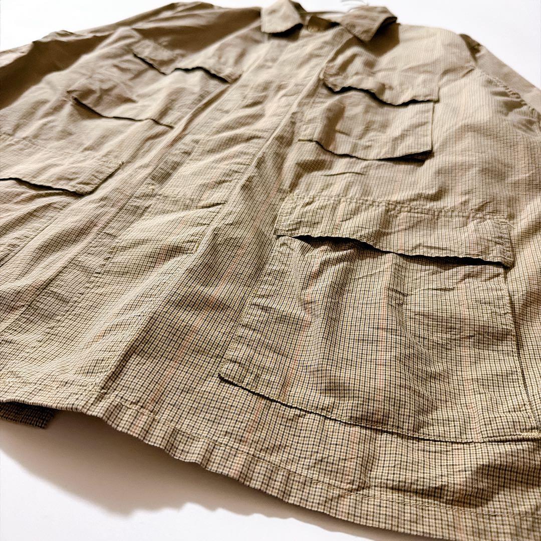 USA製✨️エンジニアードガーメンツ BDUジャケット チンスト チェック M