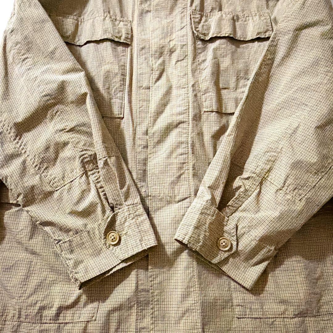 USA製✨️エンジニアードガーメンツ BDUジャケット チンスト チェック M