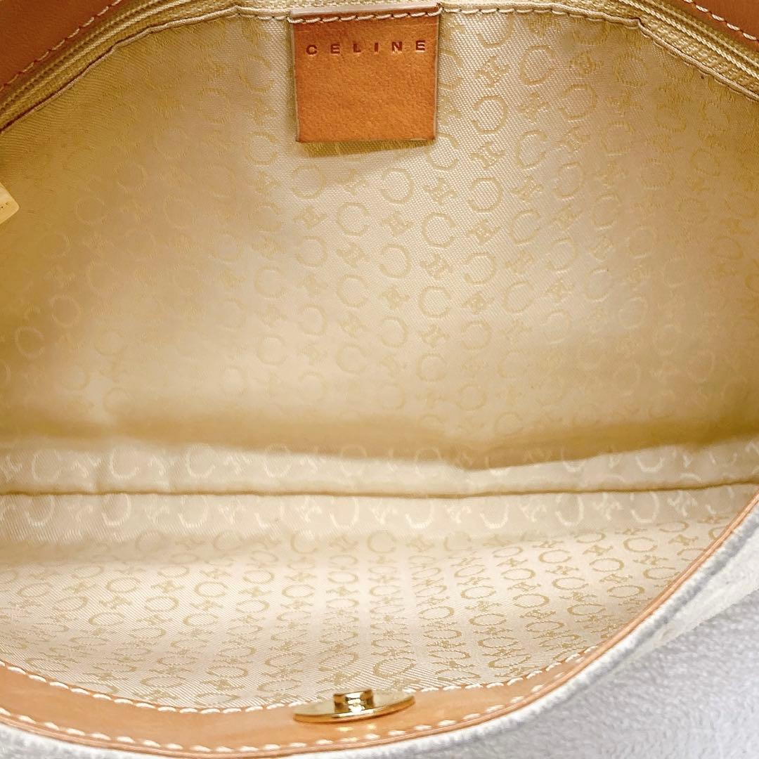 ✨綺麗✨CELINE セリーヌ ワンショルダーバッグ スエード Cロゴ レザー