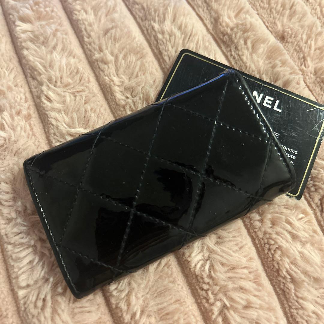 CHANEL キーケース　エナメル　ブリリアント　ココマーク