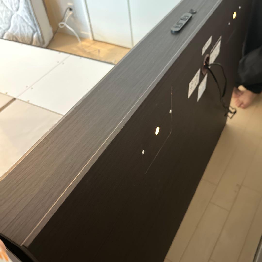 ニトリ 棚・コンセント付きチェストベッドフレーム セミダブル