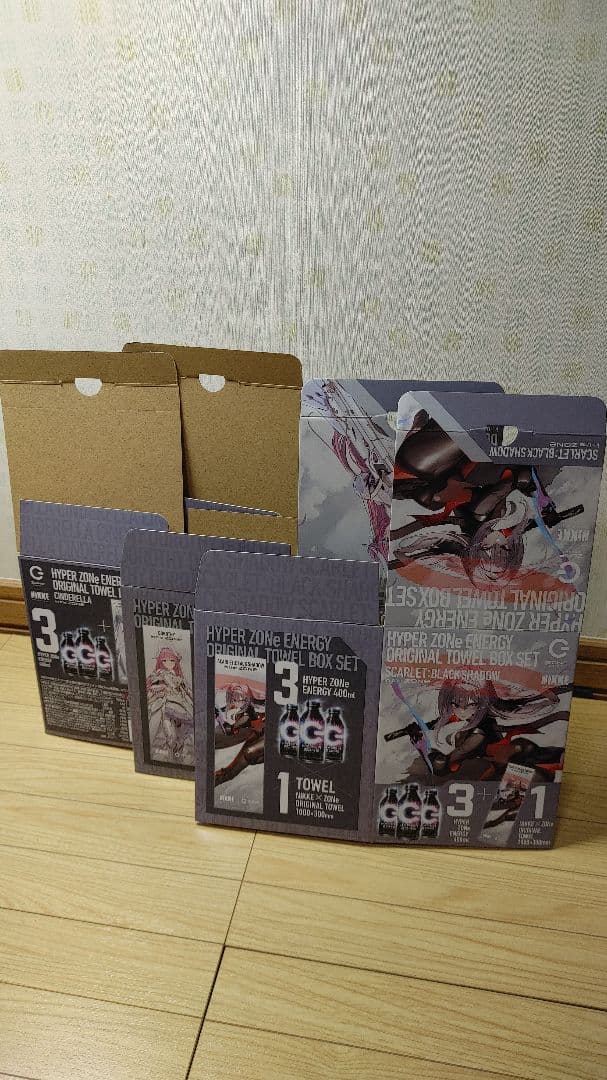 勝利の女神 NIKKE G ZONE NIKKE タオル ボックスセット 全種類