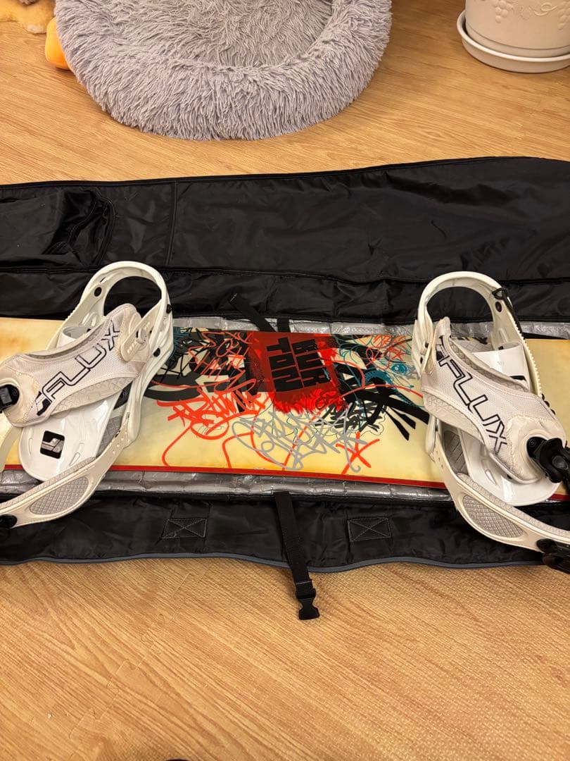 BURTON スノーボード FLUXバインディング付き
