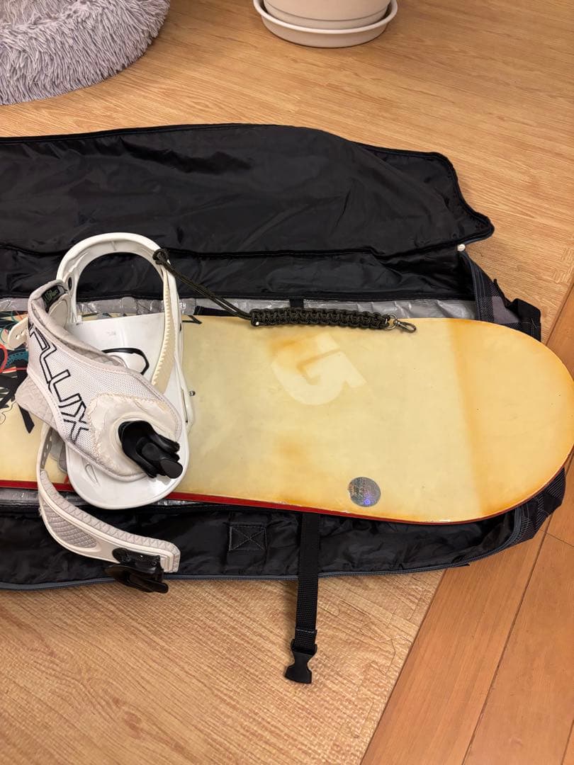 BURTON スノーボード FLUXバインディング付き