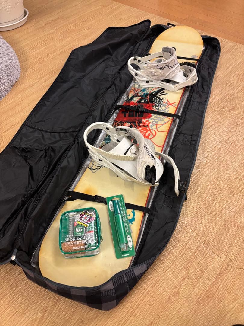 BURTON スノーボード FLUXバインディング付き