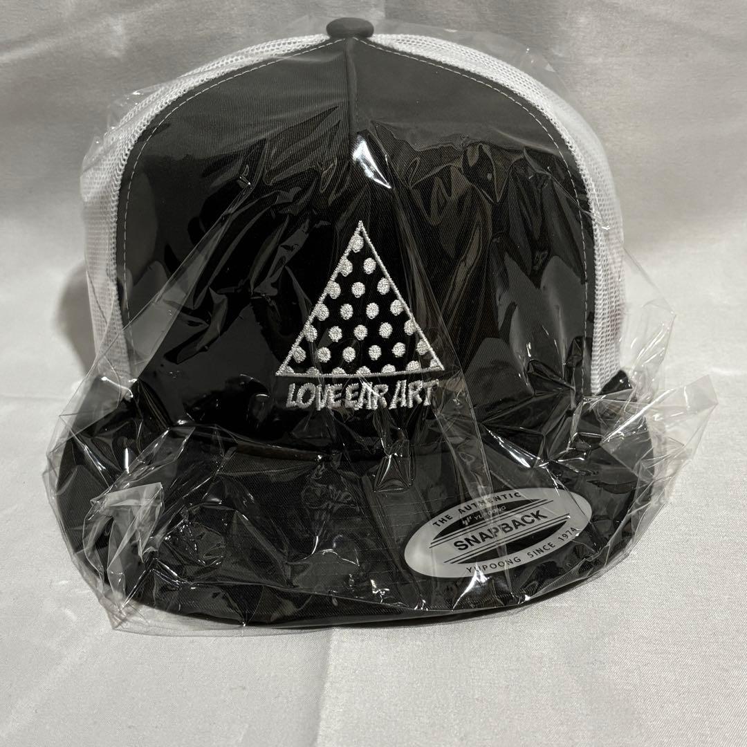 h*〉様 新品　love ear art　パンダ個展 　チャコールグレー　メッシ