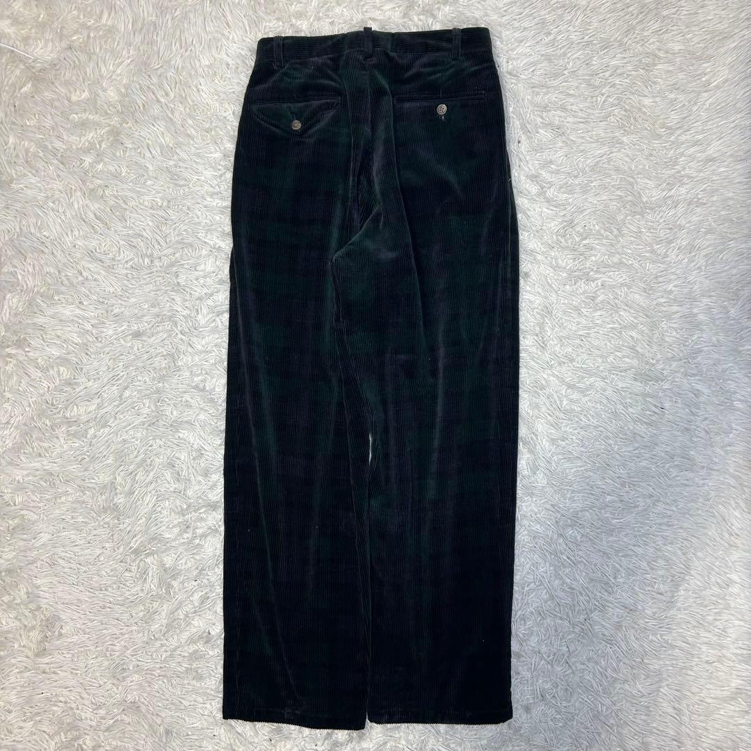 レア　ポロラルフローレン 90s 2タック チェック コーデュロイパンツ