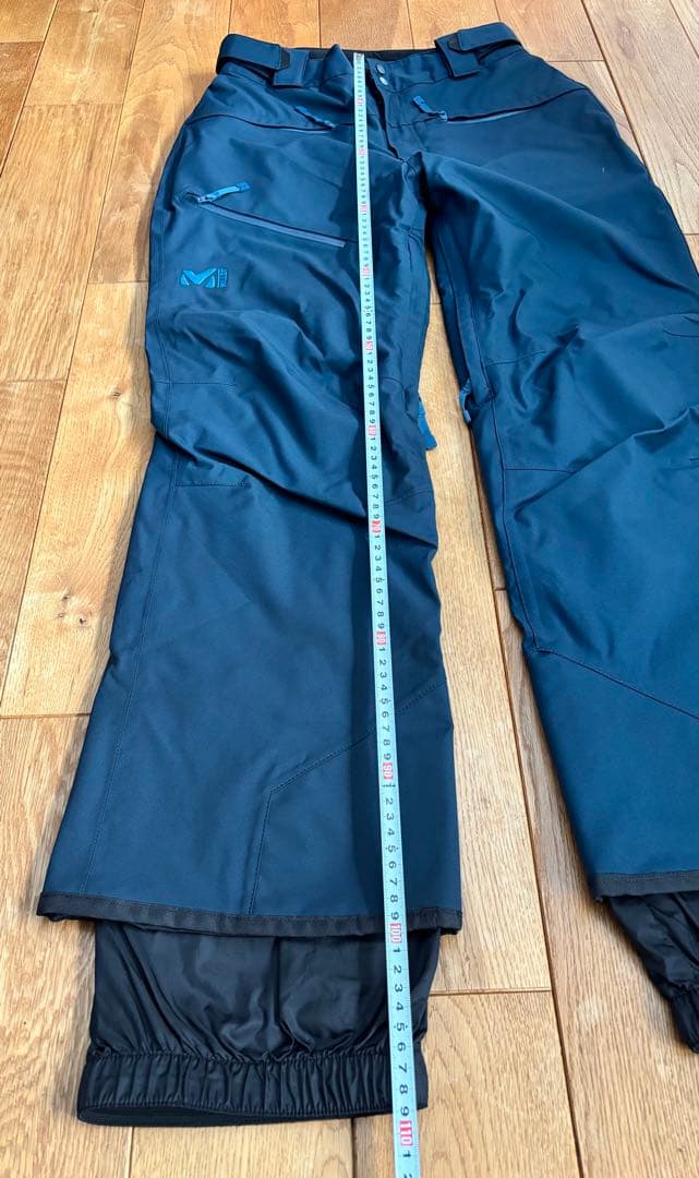 MILLETスキーウェア イエロー/ダークグレー 上下