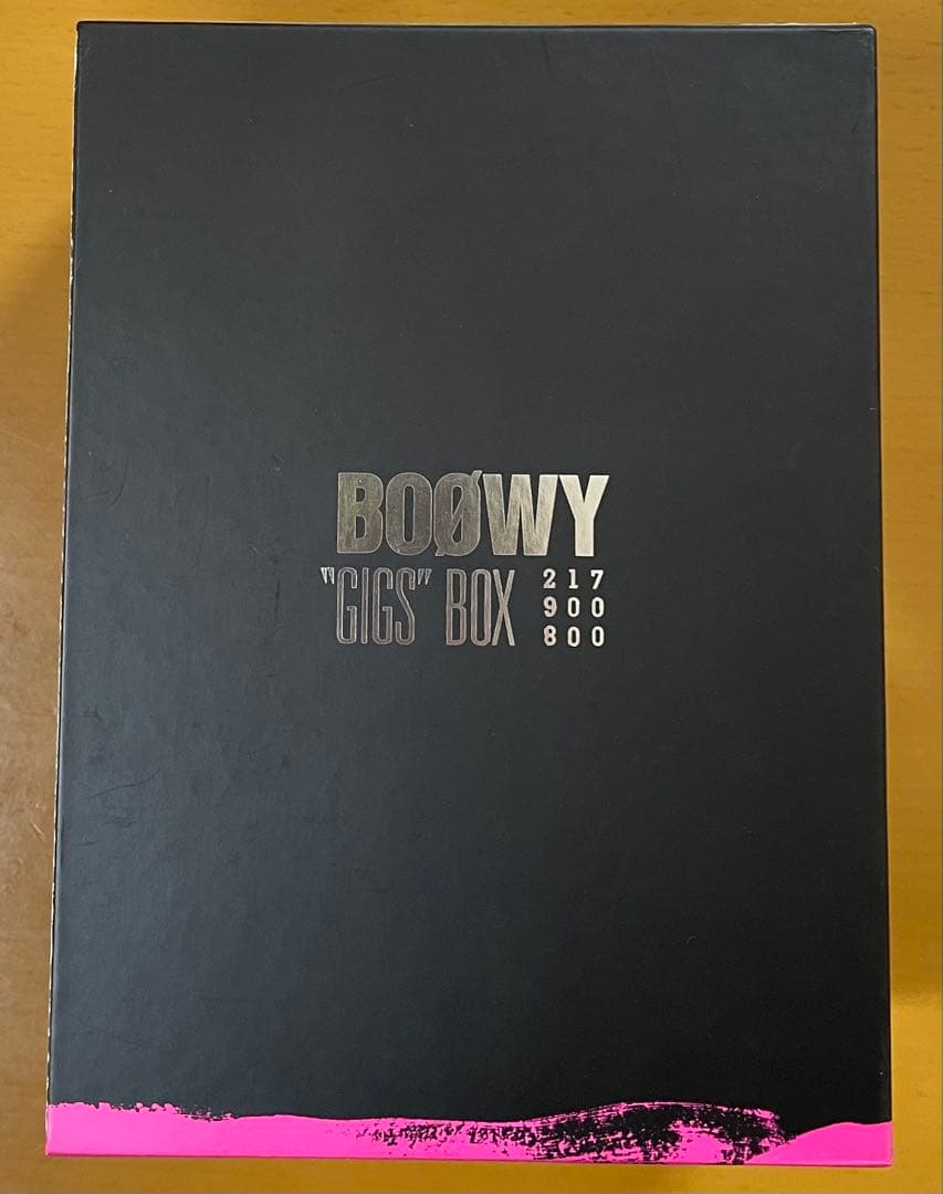 【DVD】BOOWY/GIGS\"\"BOX〈完全生産限定・8枚組〉