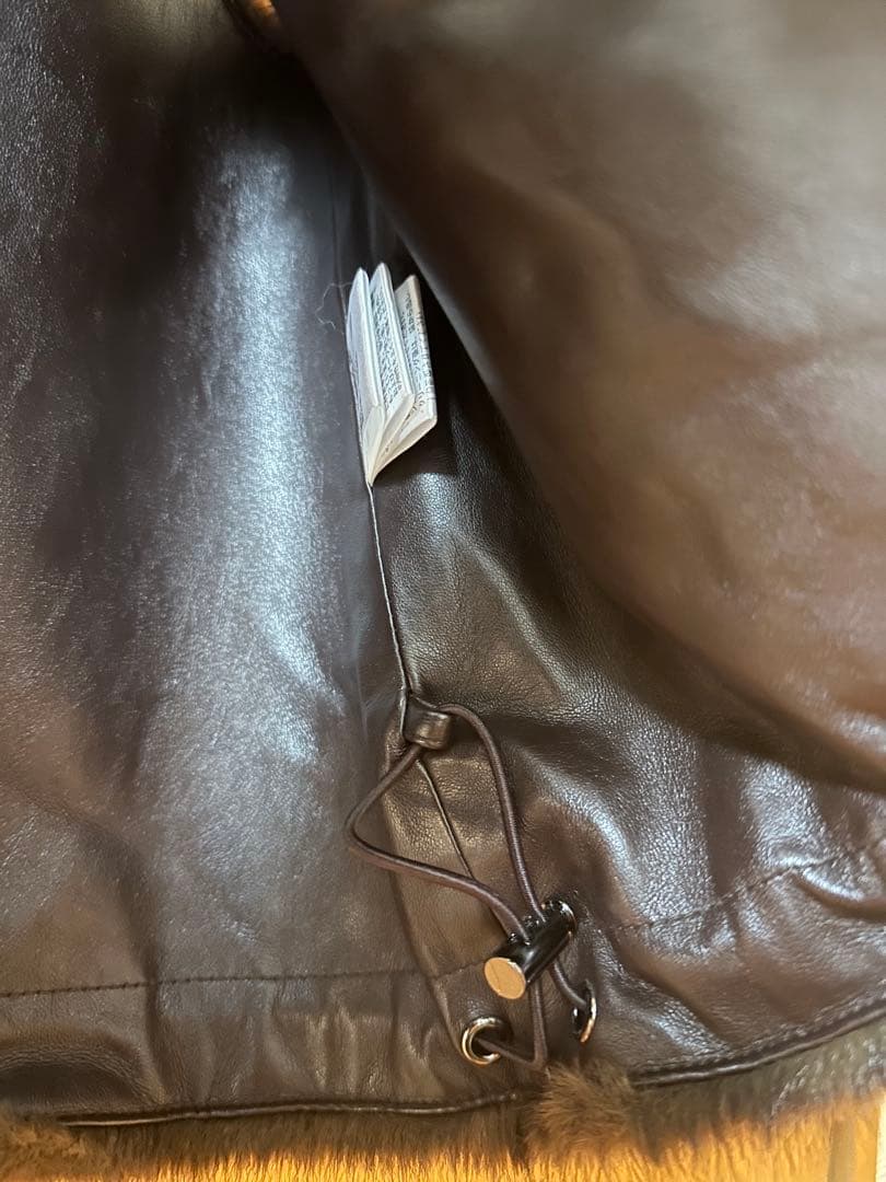 ダブルスタンダードクロージング　sov. ミンクフェイクファーベスト　ブラウン