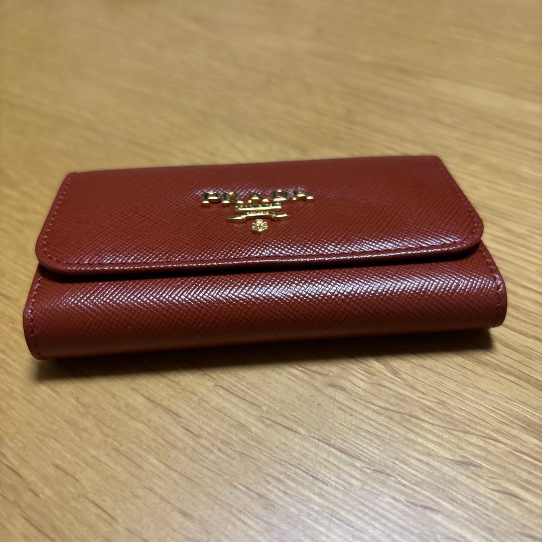 【未使用】プラダ PRADA サファイアーノ メタル　キーケース　6連