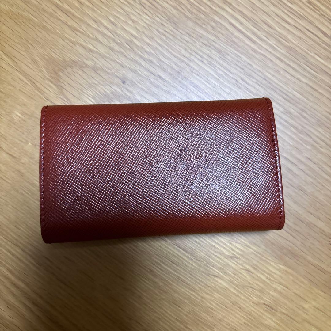 【未使用】プラダ PRADA サファイアーノ メタル　キーケース　6連