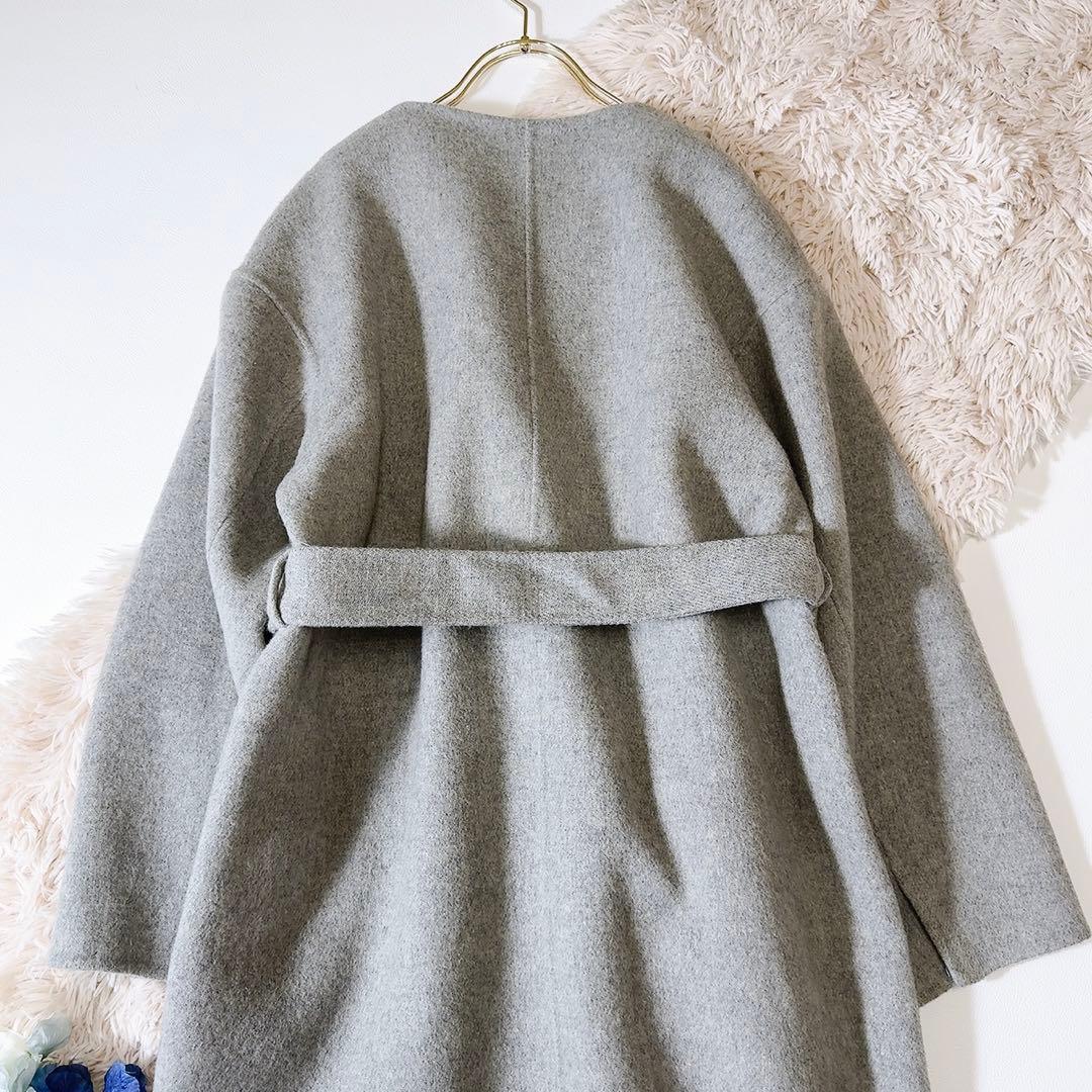 極美品ꕥスピックアンドスパン 北川景子さん 完売 ビーバーフォールドラペルコート