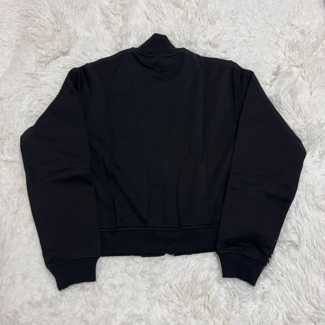 【新品タグ付き】DIESEL ジップアップスウェット ブラックMサイズ相当