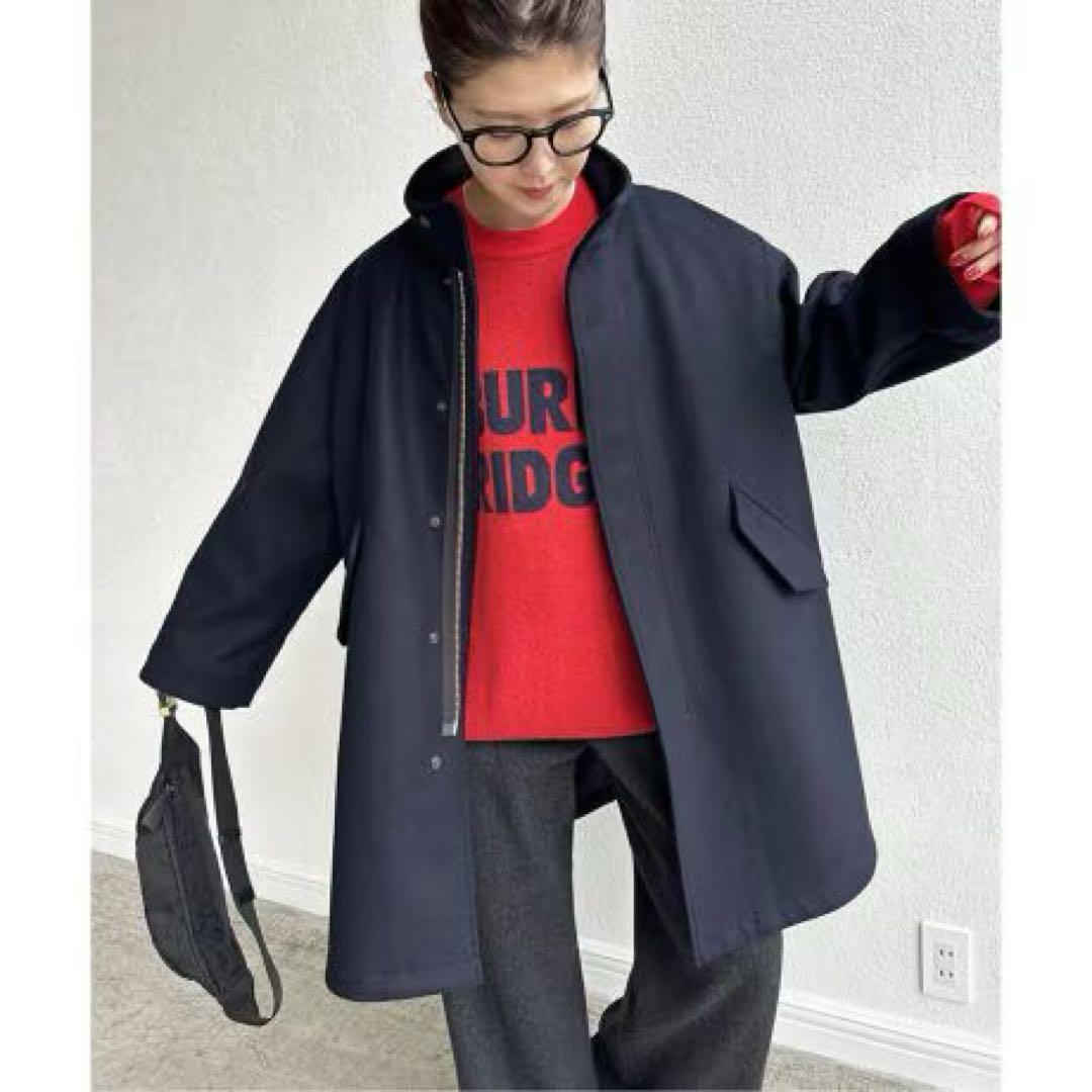 新品タグ付きSpick&SpanメルトンM-65 フィールドコートウール