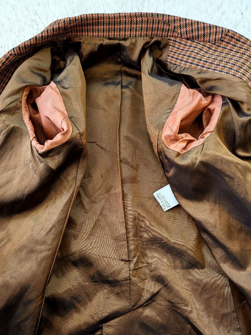 近年モデル美品❀アナイピンクグレンチェックダブル ジャケット　¥91,300