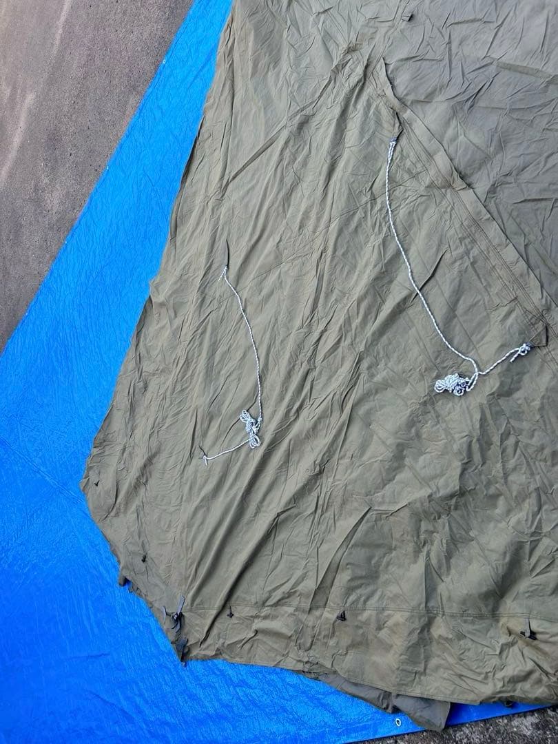 【美品】テントファクトリー Hi-TC ワイドワンポールテントRG モスグリーン