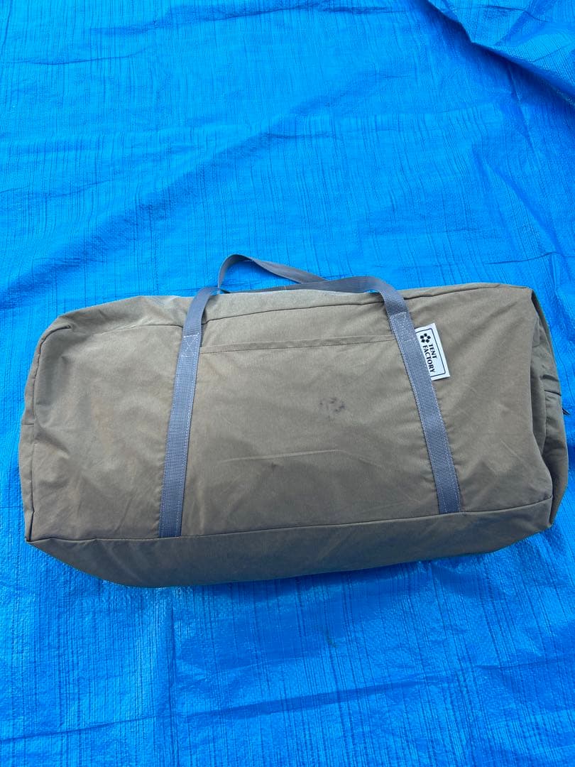 【美品】テントファクトリー Hi-TC ワイドワンポールテントRG モスグリーン