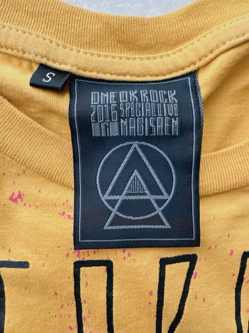 希少 ONE OK ROCK 渚園 タンクトップ ツアー イエロー S 大きめ
