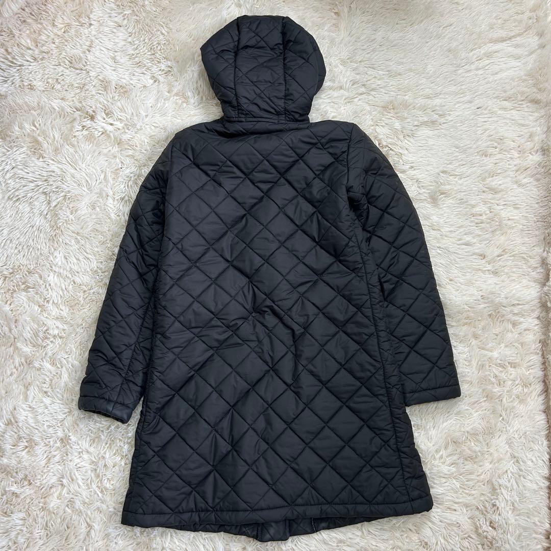 【美品】◆マッキントッシュ◆英国製 キルティングコート 裏地ボア 黒36