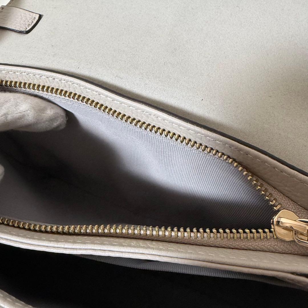 美品✨FURLA ダフネ ショルダーバッグ 2way 現行 アイボリー