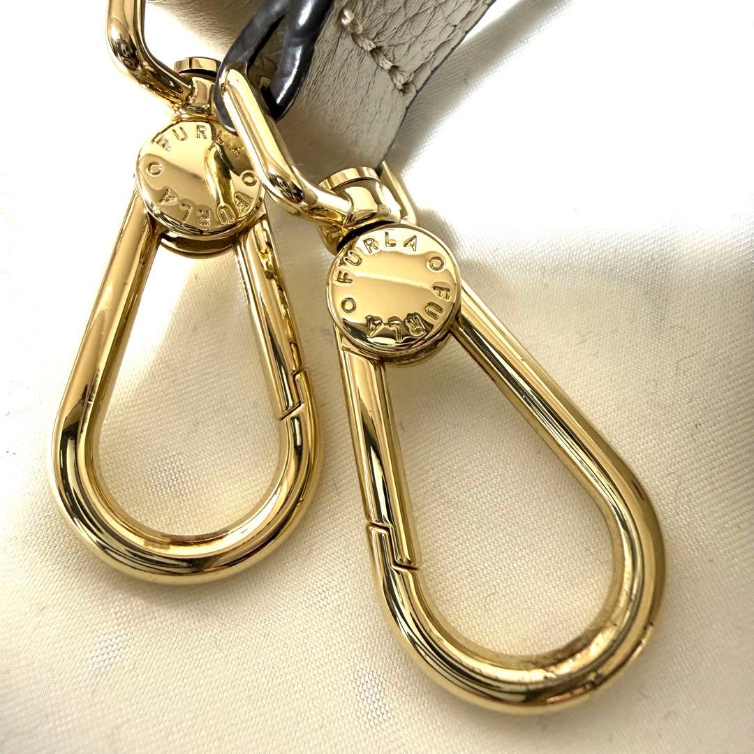 美品✨FURLA ダフネ ショルダーバッグ 2way 現行 アイボリー