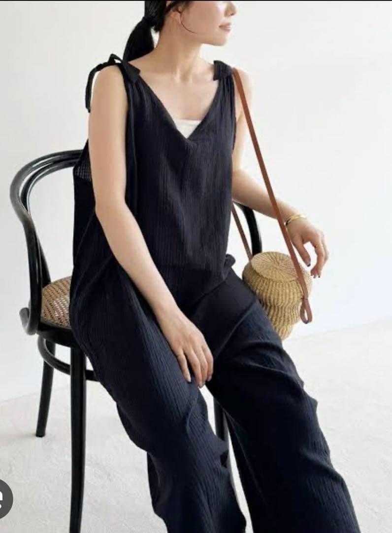 アトリエフランセ　24ss 2way ジャンプスーツ 38