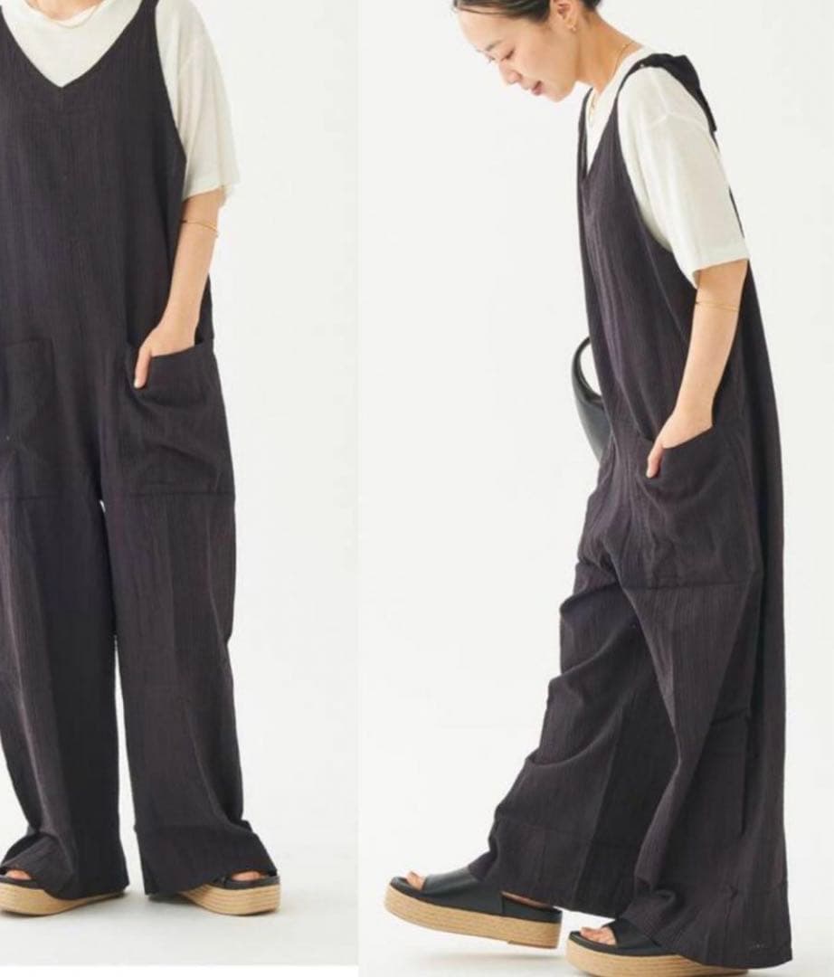 アトリエフランセ　24ss 2way ジャンプスーツ 38