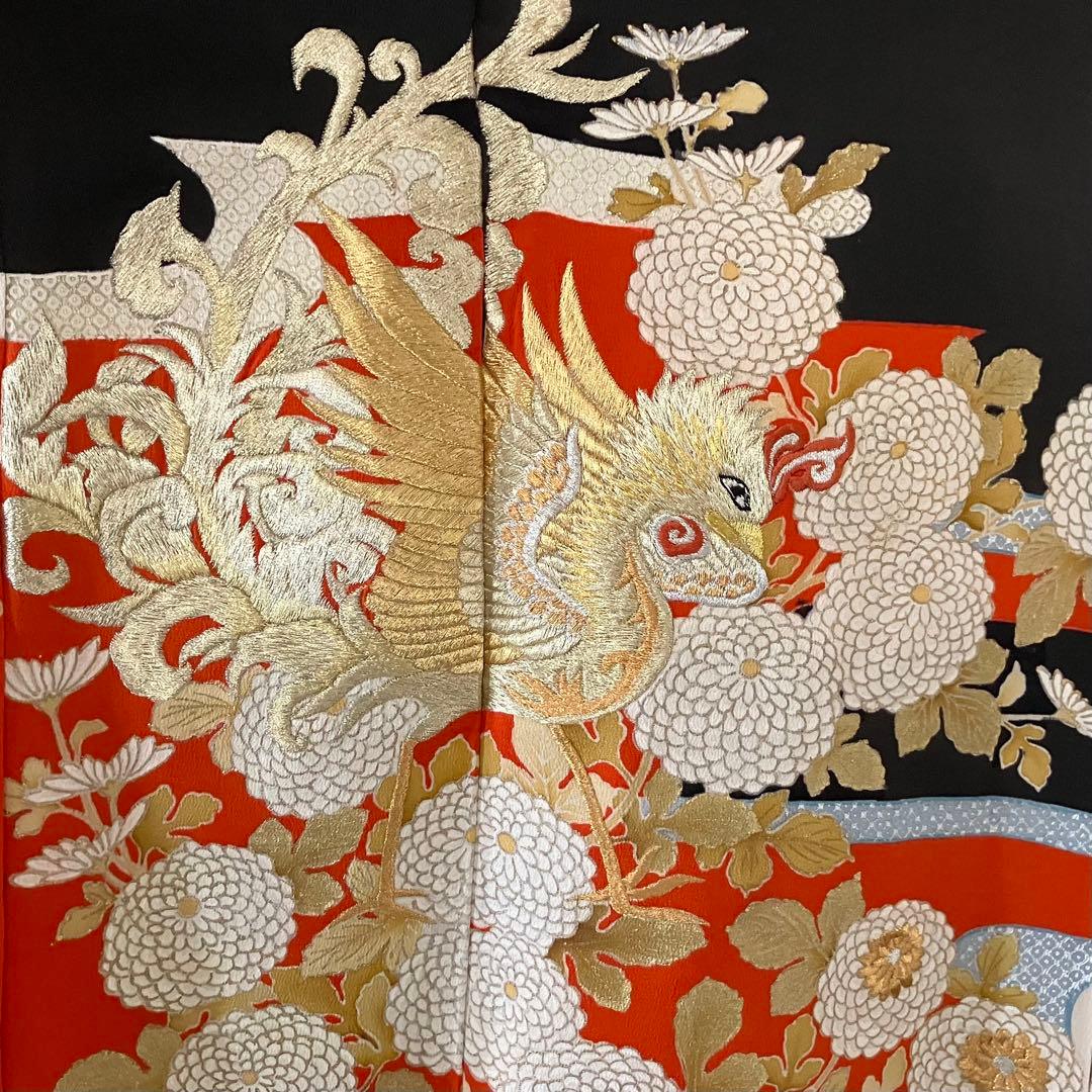 留袖リメイクワンピース　522