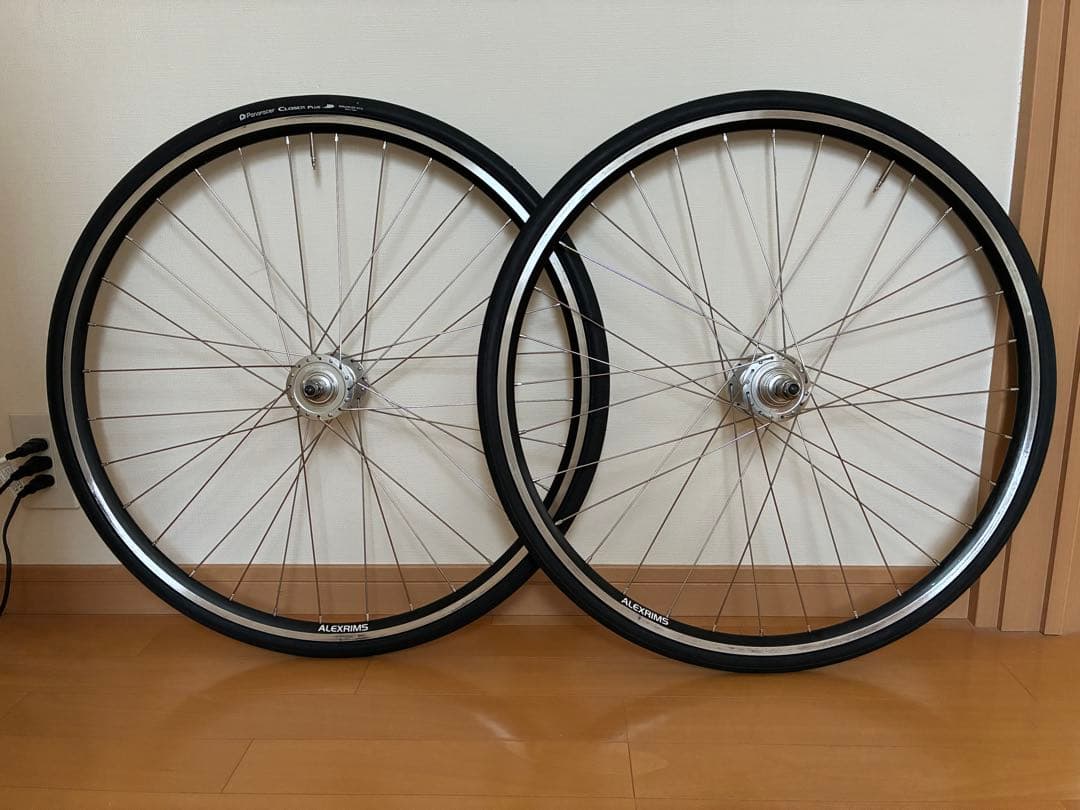 @*1様 ピスト ホイール 前後 クリンチャー 650C アレックスリム　グラン