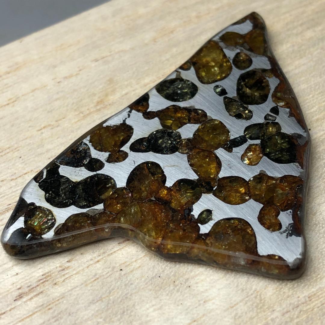 K*様 隕石 パラサイト隕石　アルタイ隕石　石鉄隕石　２点　　共箱