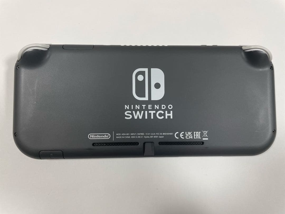 画面キズ有・Switch Lite ・グレー・希望でオマケ付